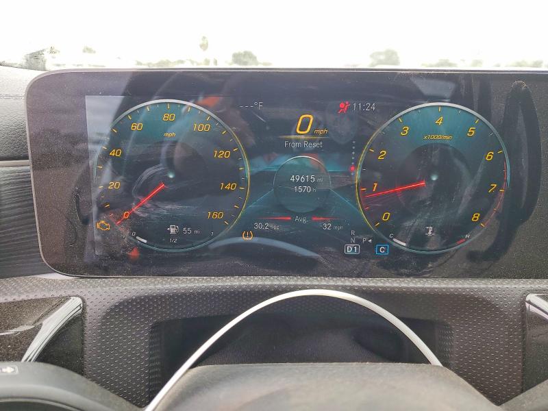 2022 Mercedes-benz Cla-klasse VIN W1K5J4GB5NN247435 COPART salvage auction — FRONT END, CA, sold $125 on 2026-07-21 (photo 9)