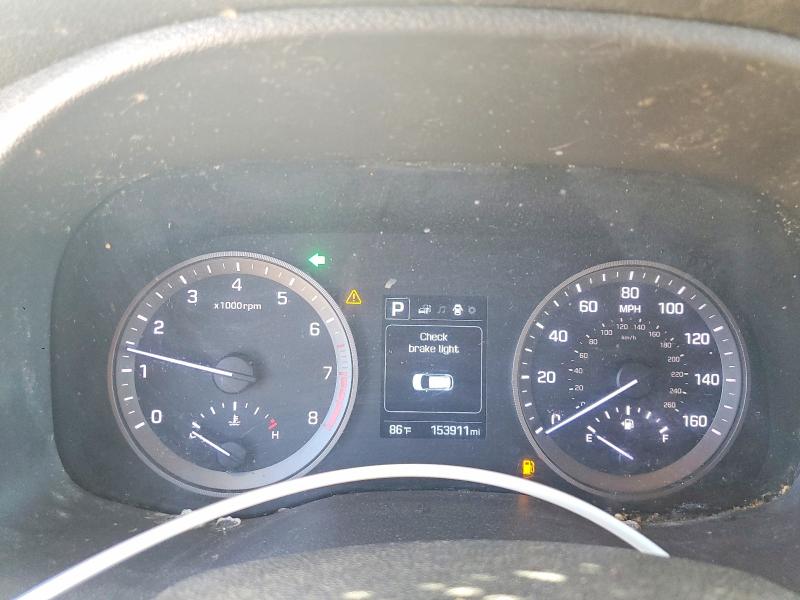 2016 Hyundai Tucson VIN KM8J33A48GU034233 COPART salvage auction — FRONT END, Fl - Dis/Dlr/Exp Only Clean Title, sold $2,500 on 2026-07-28 (photo 9)