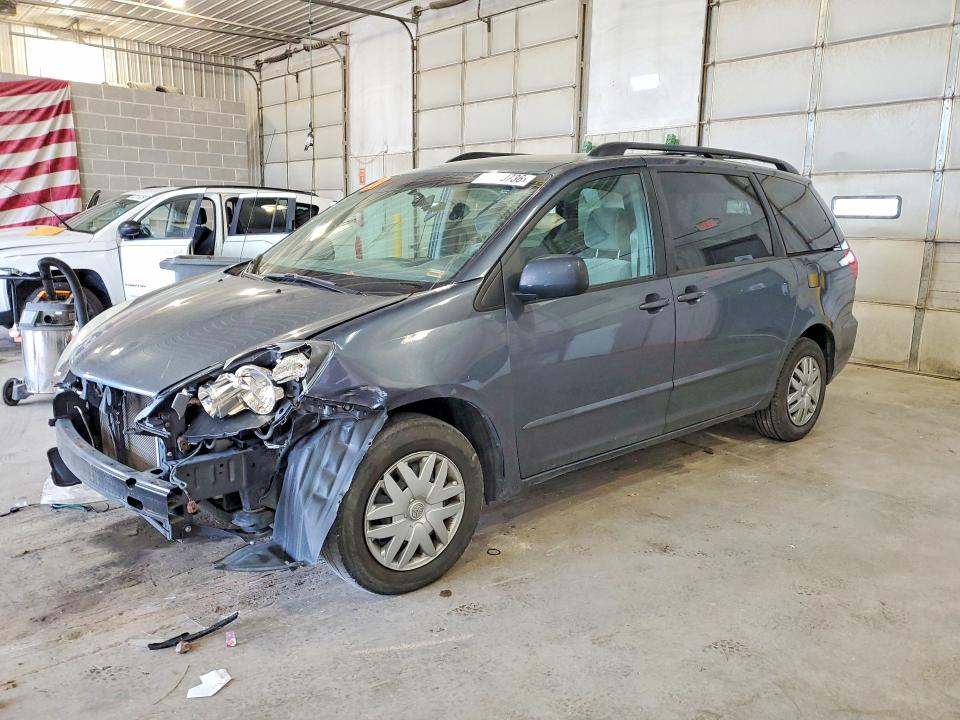 2010 Toyota Sienna VIN 5TDKK4CC1AS316733 COPART salvage auction — FRONT END, Mo - Salvage Certificate Of Title, sold $400 on 2026-07-21 (photo 1)