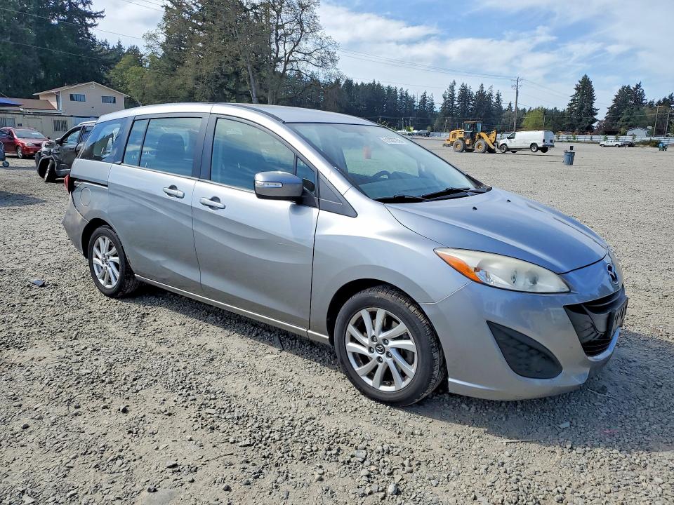 2014 Mazda 5 VIN JM1CW2BLXE0164703 COPART salvage auction — REAR END, Salvage Title, sold $625 on 2026-07-14 (photo 4)