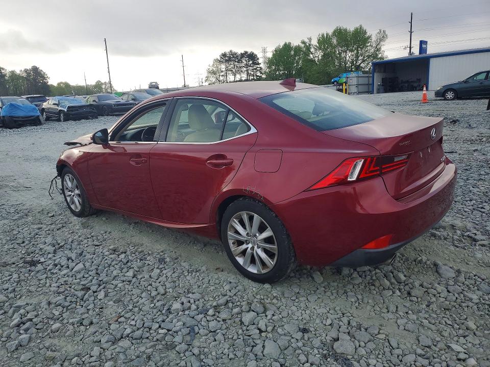 2015 Lexus Is 250 VIN JTHBF1D27F5075376 COPART salvage auction — FRONT END, NC - SALVAGE CERTIFICATE OF TITLE, sold $2,000 on 2026-07-29 (photo 2)