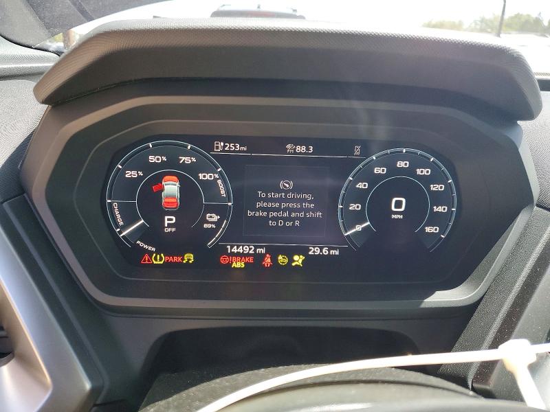 2024 Audi Q4 e-tron VIN WA12UBFZ5RP043083 COPART salvage auction — FRONT END, Co - Public - Salvage Title, sold $6,700 on 2026-07-30 (photo 9)