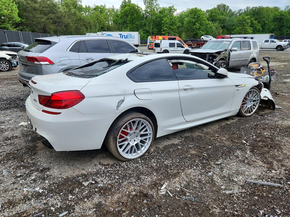 2014 BMW 6er VIN WBAYM9C58ED248075 COPART salvage auction — FRONT END, Md - Cert Of Salvage > 75% Damage, sold $225 on 2026-08-04 (photo 3)