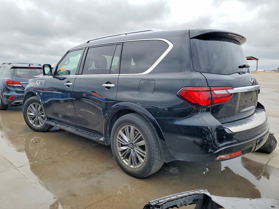 2020 Infiniti Qx80 VIN JN8AZ2NF3L9704653 COPART salvage auction — FRONT END, Tx - Salvage Vehicle Title, sold $6,300 on 2026-07-09 (photo 2)