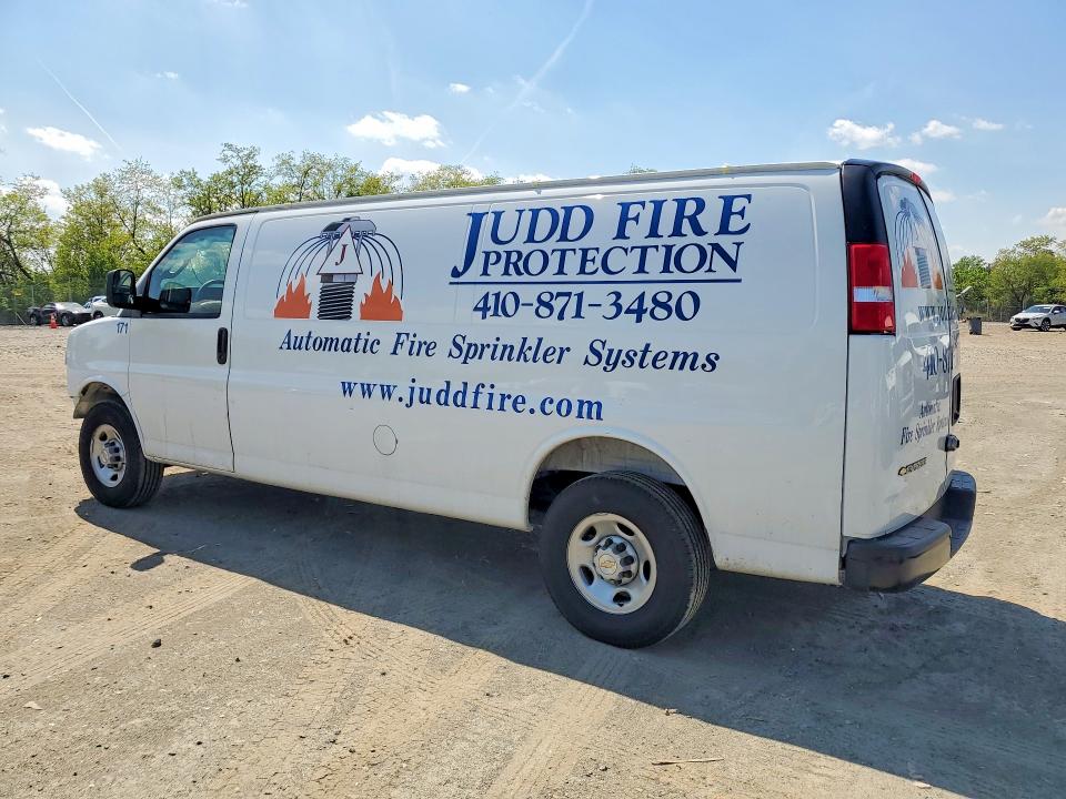 2025 Chevrolet Express VIN 1GCWGBFP6S1118802 COPART salvage auction — FRONT END, Md - Cert Of Salvage > 75% Damage, sold $11,400 on 2026-07-29 (photo 2)