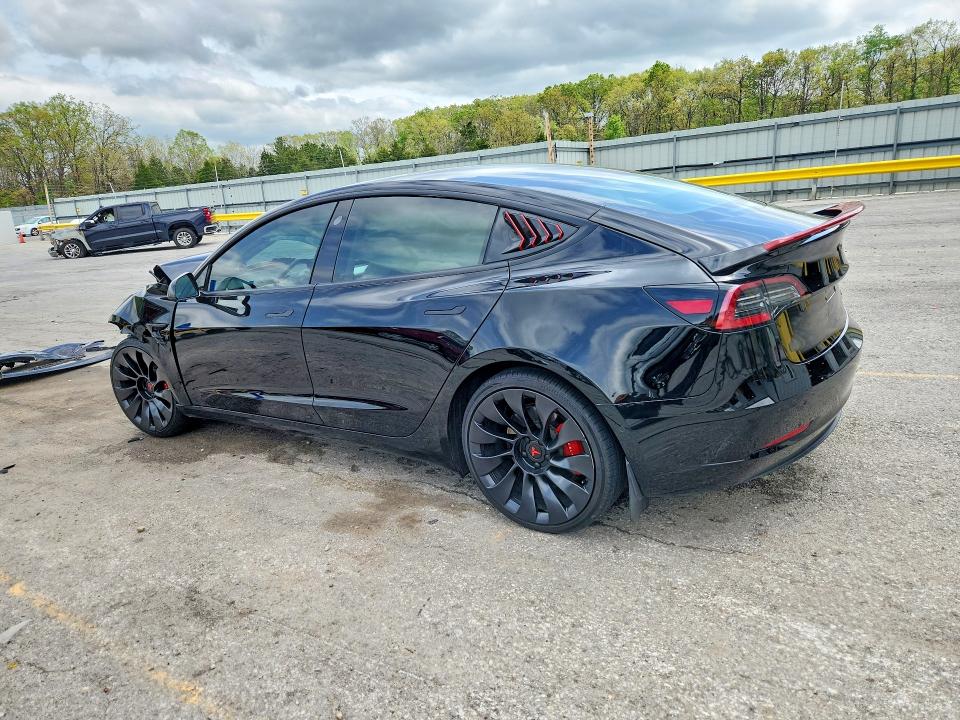2019 Tesla Model 3 VIN 5YJ3E1EB5KF440346 COPART salvage auction — FRONT END, Mo - Junking Certificate, sold $3,150 on 2026-07-08 (photo 2)