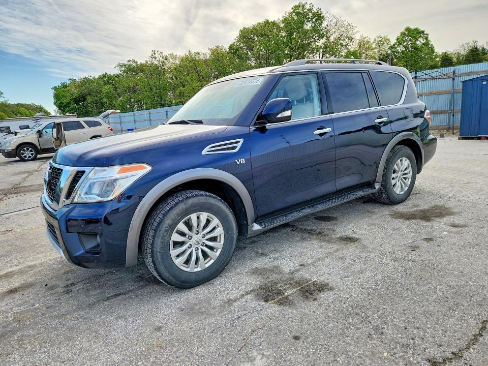 2018 Nissan Armada VIN JN8AY2ND8J9053728 COPART salvage auction — REAR END, AR - CERT OF TITLE-SALVAGE, sold $70 on 2026-07-21 (photo 1)
