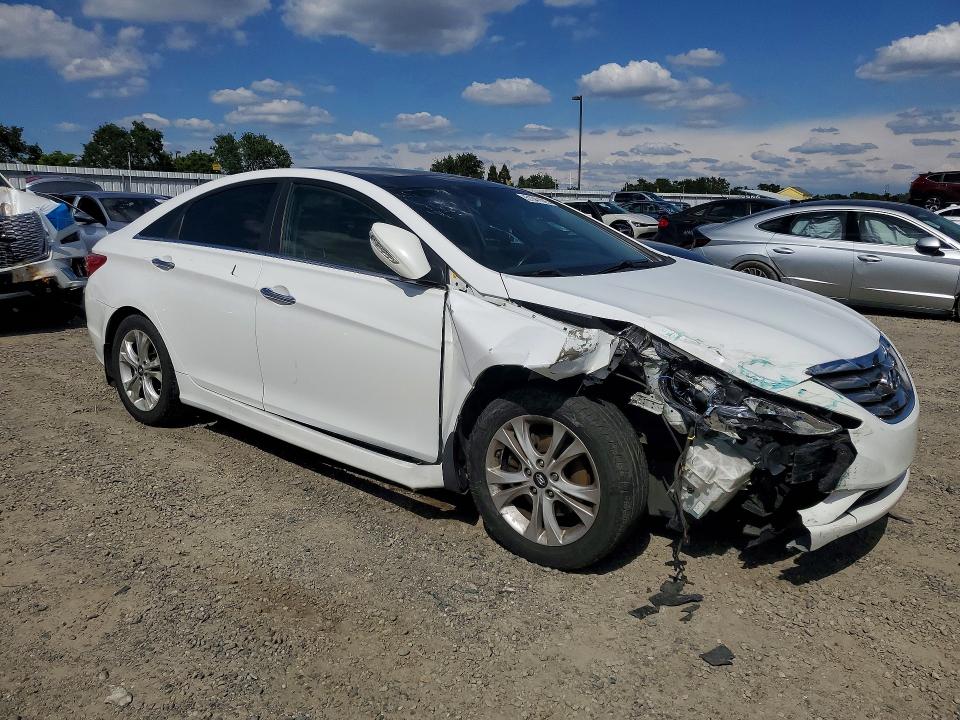 2012 Hyundai VIN 5NPEC4AC1CH461907 COPART salvage auction — FRONT END, Salvage Title, sold $575 on 2026-07-16 (photo 4)
