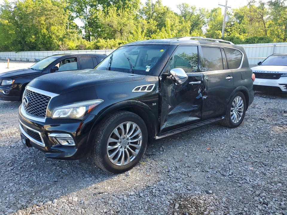 2016 Infiniti Qx80 VIN JN8AZ2NE1G9125450 COPART salvage auction — SIDE, Mo - Salvage Certificate Of Title, sold $3,400 on 2026-07-10 (photo 1)