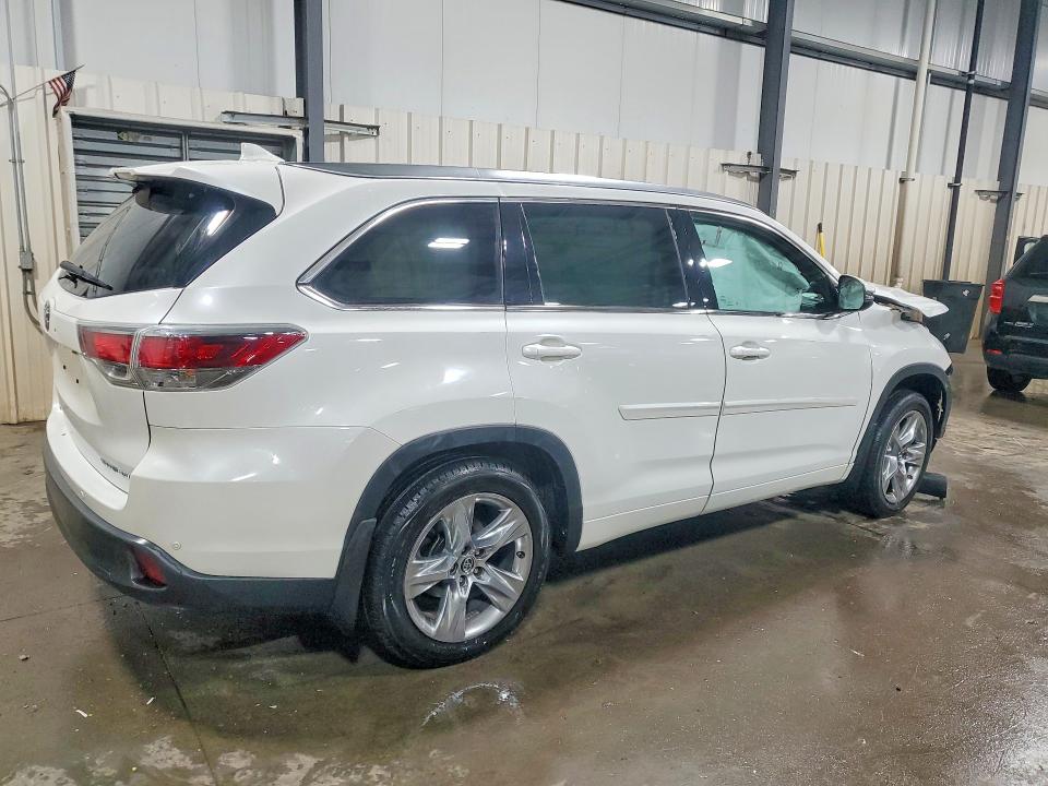 2016 Toyota Highlander VIN 5TDDKRFH0GS261827 COPART salvage auction — FRONT END, Mn - Cert Of Title-Salvage, sold $2,300 on 2026-07-07 (photo 3)
