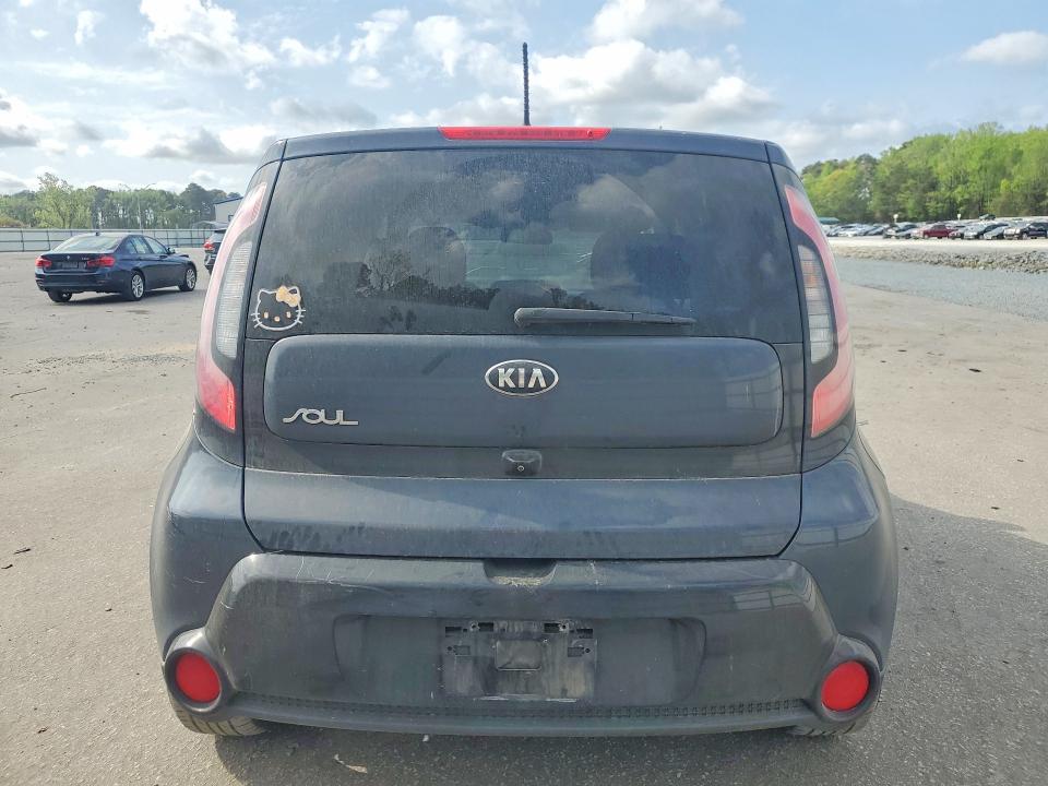 2016 Kia Soul VIN KNDJP3A55G7323862 COPART salvage auction — FRONT END, Nc - Salvage Certificate Of Title, sold $1,400 on 2026-07-02 (photo 6)
