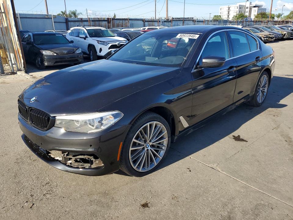 2020 BMW 5er VIN WBAJR3C00LWW69312 COPART salvage auction — FRONT END, Ca - Salvage Certificate, sold $11,900 on 2026-07-16 (photo 1)
