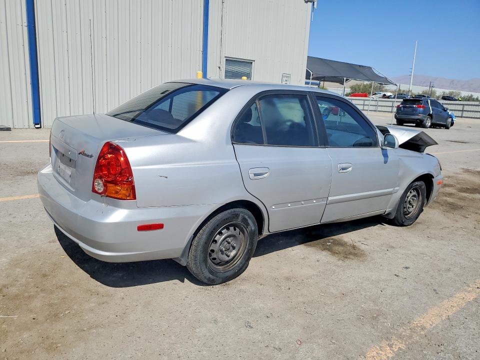 2005 Hyundai Accent VIN KMHCG45CX5U625326 COPART salvage auction — FRONT END, UT - SALVAGE CERTIFICATE, sold $125 on 2026-07-14 (photo 3)