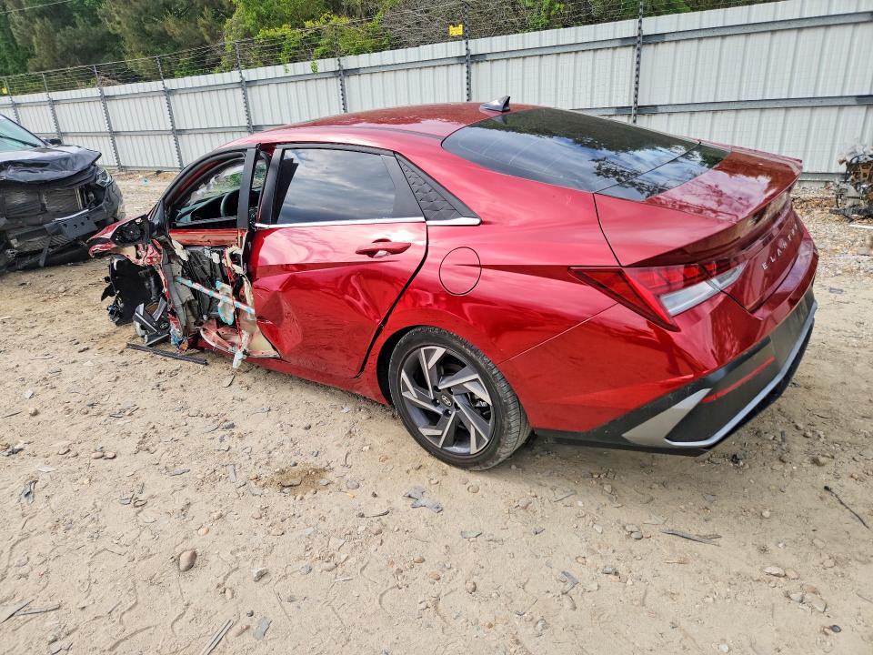 2025 Hyundai Elantra VIN KMHLS4DGXSU978468 COPART salvage auction — SIDE, VA - CERT OF TITLE - SALVAGE, sold $125 on 2026-07-21 (photo 2)