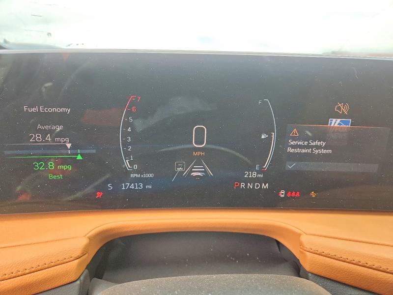 2024 Cadillac Xt4 VIN 1GYFZCR41RF153353 COPART salvage auction — FRONT END, Ut - Salvage Certificate, sold $7,200 on 2026-07-10 (photo 9)