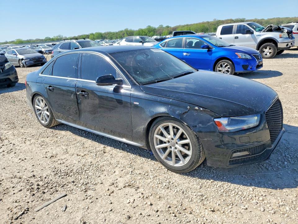 2014 Audi A4 VIN WAUFFAFL4EN015818 COPART salvage auction — FRONT END, Mo - Salvage Certificate Of Title, sold $1,250 on 2026-07-09 (photo 4)