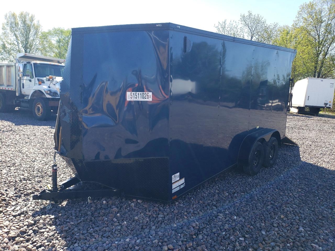 2026 Quality Cargo 16' Cargo VIN 50ZBE1169TN070679 COPART salvage auction — Front End, IN - CERT OF TITLE-SALVAGE TITLE, sold $1,450 on 2026-07-09 (photo 3)