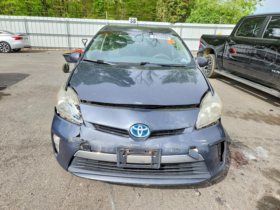 2013 Toyota Prius VIN JTDKN3DPXD3047026 COPART salvage auction — FRONT END, Nj - Cert Of Title-Salvage, sold $3,000 on 2026-07-07 (photo 5)