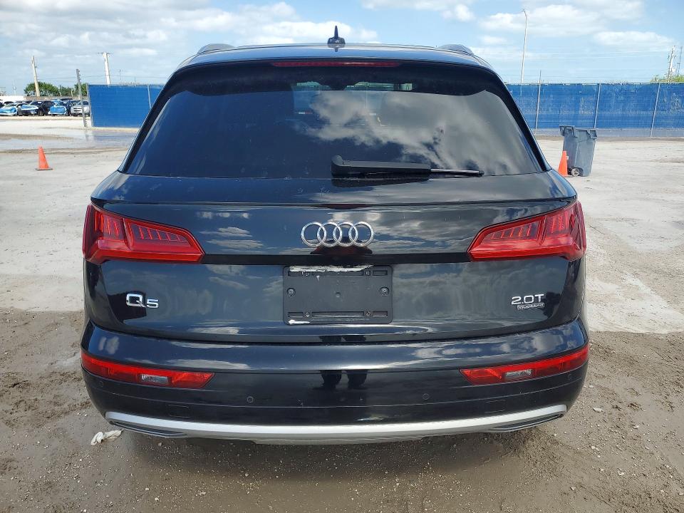 2018 Audi Q5 VIN WA1BNAFY0J2216590 COPART salvage auction — FRONT END, Fl - Cert Of Title Slvg Rebuildable, sold $5,700 on 2026-07-08 (photo 6)