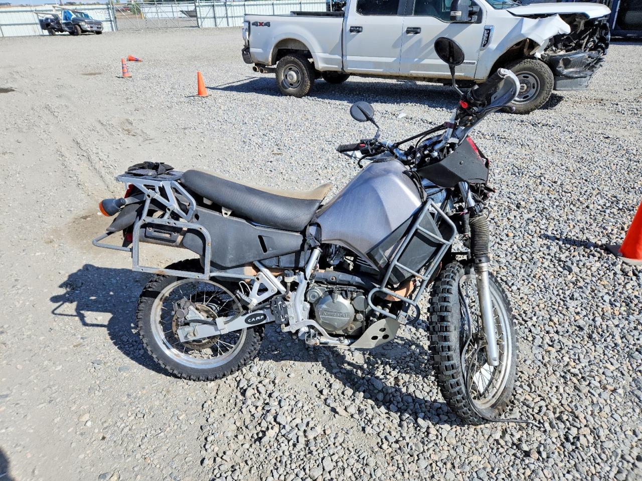 2006 Kawasaki KL650 VIN JKAKLEA1X6DA20615 COPART salvage auction — Front End, CO - PUBLIC - SALVAGE TITLE, sold $150 on 2026-07-02 (photo 1)