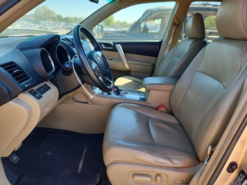 2012 Toyota Highlander VIN 5TDBK3EH8CS147591 COPART salvage auction — FRONT END, Salvage Title, sold $525 on 2026-07-24 (photo 7)