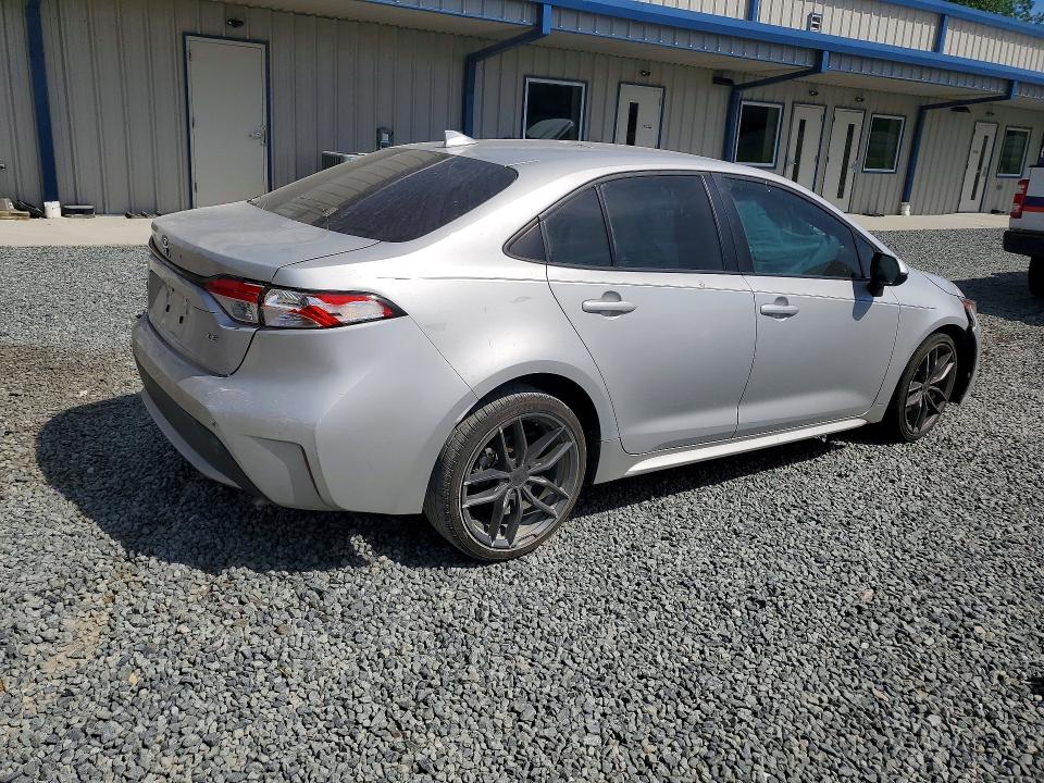 2022 Toyota Corolla VIN 5YFEPMAE8NP290679 COPART salvage auction — FRONT END, Nc - Salvage Certificate Of Title, sold $3,850 on 2026-07-16 (photo 3)