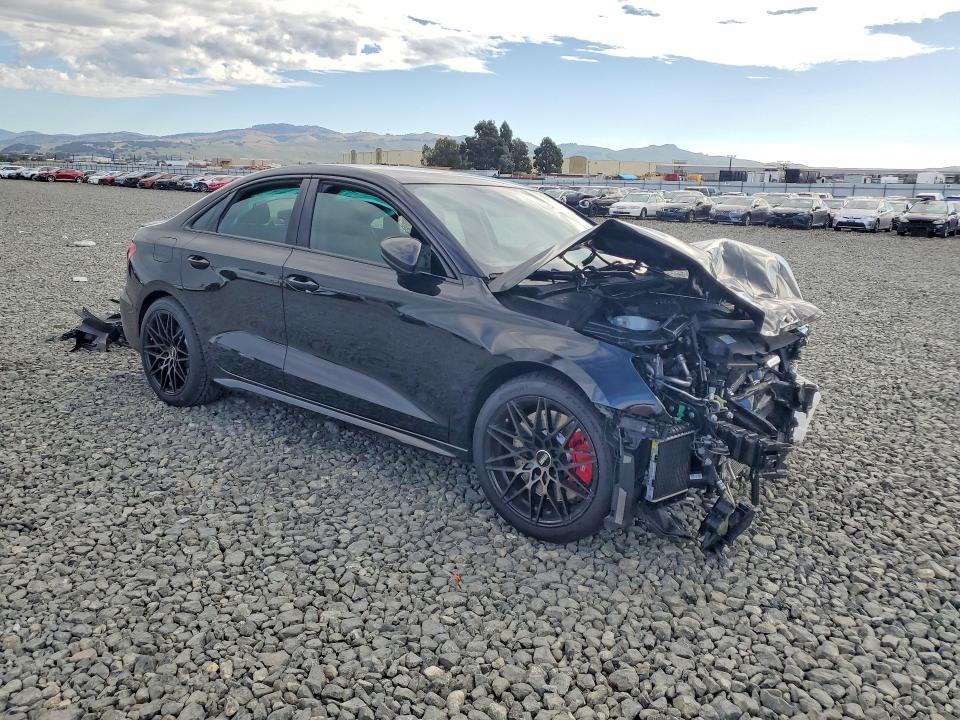2023 Audi S3 VIN WAUH3DGY0PA044014 COPART salvage auction — FRONT END, Ca - Salvage Certificate, sold $6,400 on 2026-07-02 (photo 4)