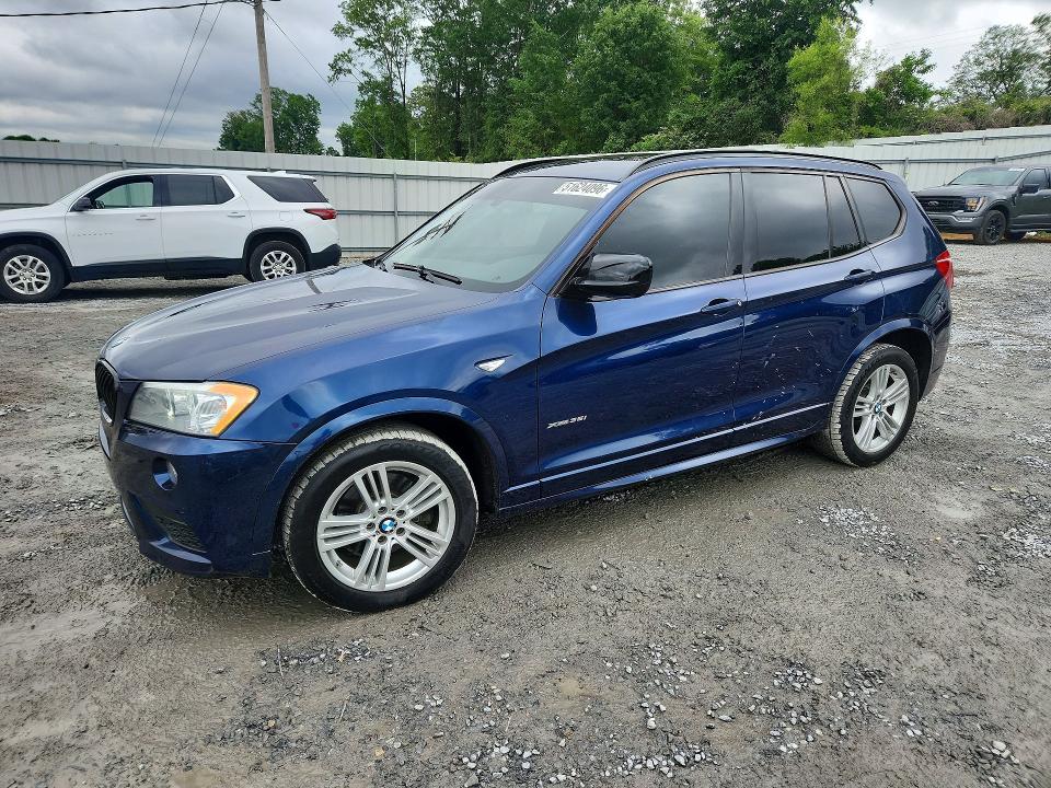 2012 BMW X3 VIN 5UXWX5C57CL718298 COPART salvage auction — REAR END, Nc - Salvage Certificate Of Title, sold $1,700 on 2026-07-29 (photo 1)