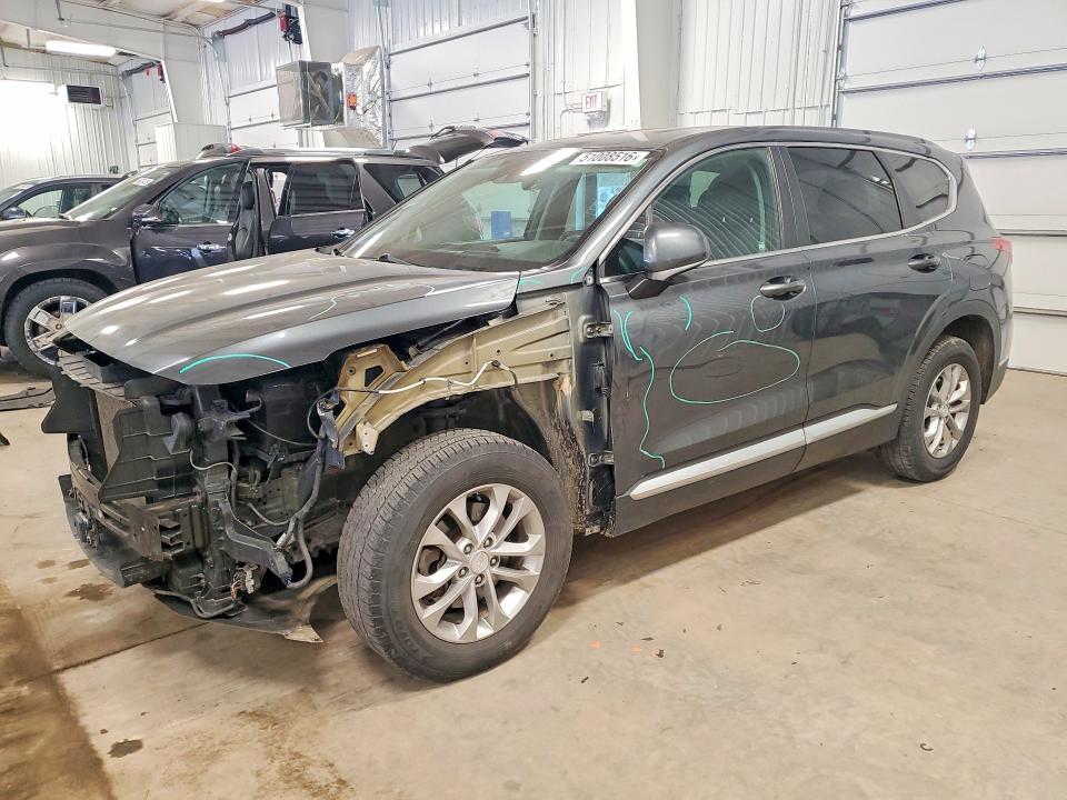 2020 Hyundai Santa fe VIN 5NMS2CAD5LH155279 COPART salvage auction — FRONT END, Mn - Parts Vehicle Bill Of Sale, sold $4,350 on 2026-07-02 (photo 1)