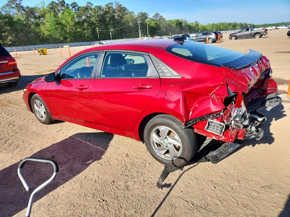 2025 Hyundai Elantra VIN KMHLL4DG7SU001995 COPART salvage auction — REAR END, Tx - Salvage Vehicle Title, sold $125 on 2026-07-24 (photo 2)