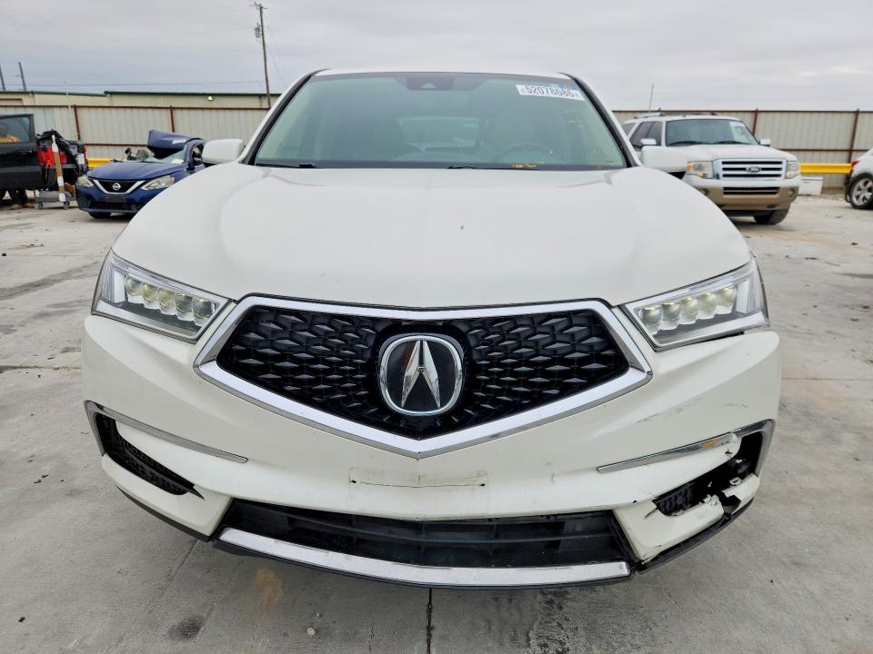 2019 Acura Mdx VIN 5J8YD3H33KL009740 COPART salvage auction — FRONT END, Tx - Salvage Vehicle Title, sold $7,800 on 2026-07-02 (photo 5)
