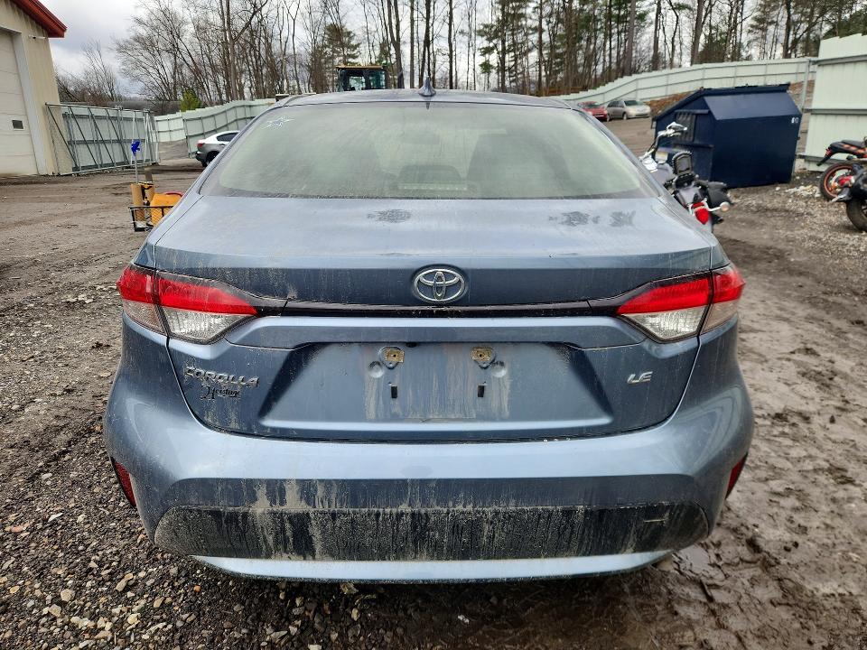 2022 Toyota Corolla VIN JTDEPMAE2NJ198259 COPART salvage auction — FRONT END, Vt - Cert Of Title-Salvage Vehicle, sold $4,200 on 2026-07-06 (photo 6)