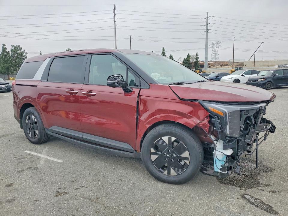 2026 Kia Carnival VIN KNDNB5KA1T6134763 COPART salvage auction — FRONT END, Ca - Salvage Certificate, sold $12,800 on 2026-07-23 (photo 4)