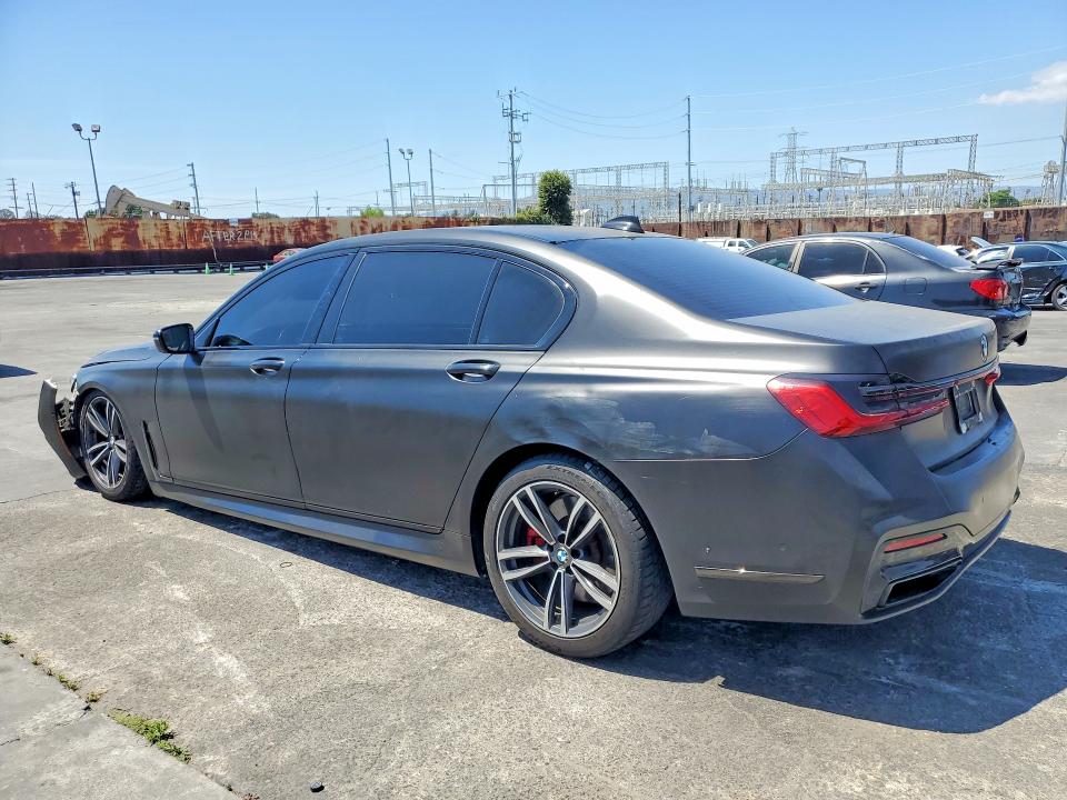 2020 BMW 7er VIN WBA7U2C00LGJ59765 COPART salvage auction — FRONT END, Ca - Salvage Certificate, sold $12,100 on 2026-07-10 (photo 2)