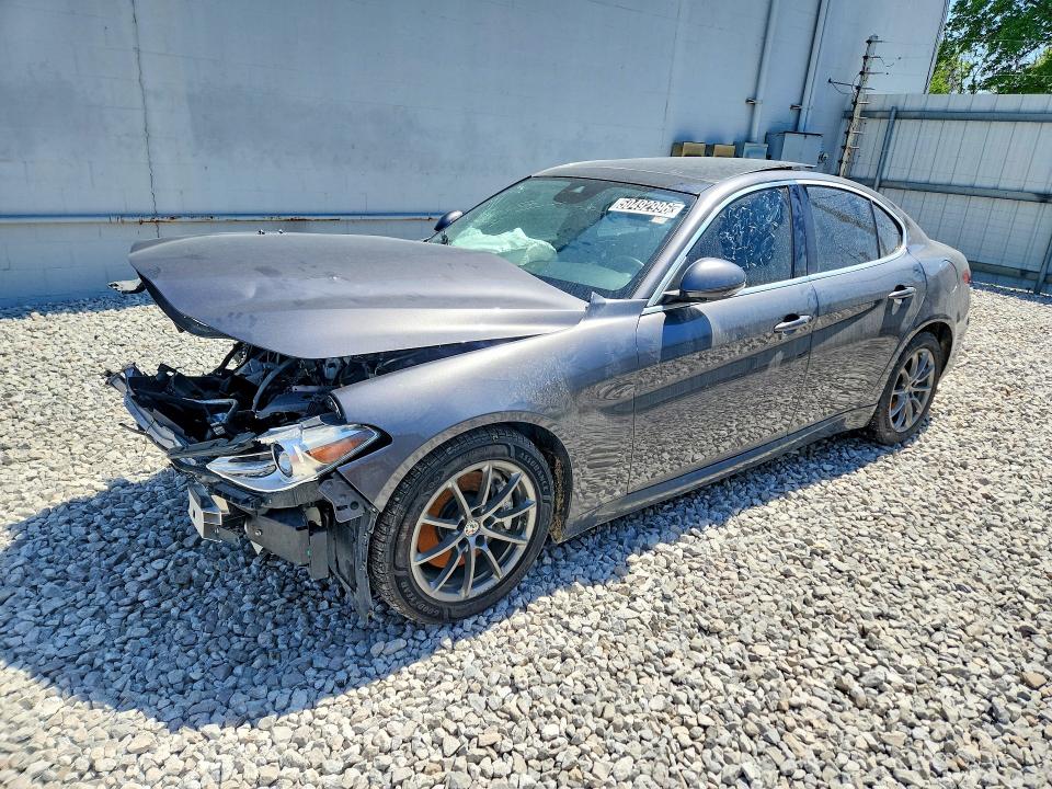 2018 Alfa romeo Giulia VIN ZARFAEDNXJ7563985 COPART salvage auction — FRONT END, Oh - Public Repo Sale - Clean, sold $250 on 2026-07-14 (photo 1)