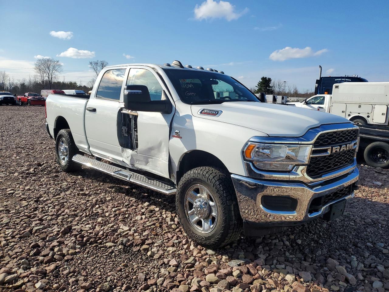 2024 Ram 3500 VIN 3C63R3CL1RG166974 COPART salvage auction — Side, NY - MV-907A SALVAGE CERTIFICATE, sold $18,100 on 2026-05-20 (photo 4)