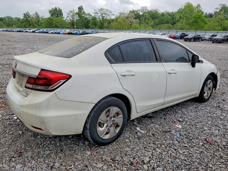 2013 Honda Civic VIN 19XFB2E52DE002298 COPART salvage auction — MECHANICAL, KY, sold $1,100 on 2026-07-10 (photo 3)