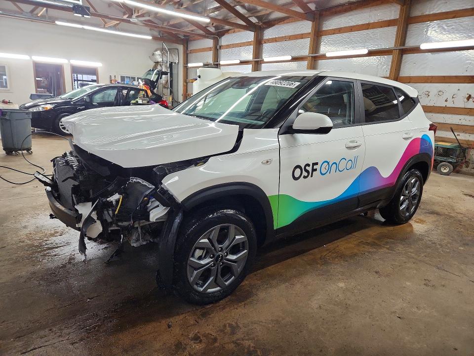 2025 Kia Seltos VIN KNDEPCAA7S7768501 COPART salvage auction — FRONT END, Il - Salvage Certificate, sold $4,550 on 2026-07-03 (photo 1)