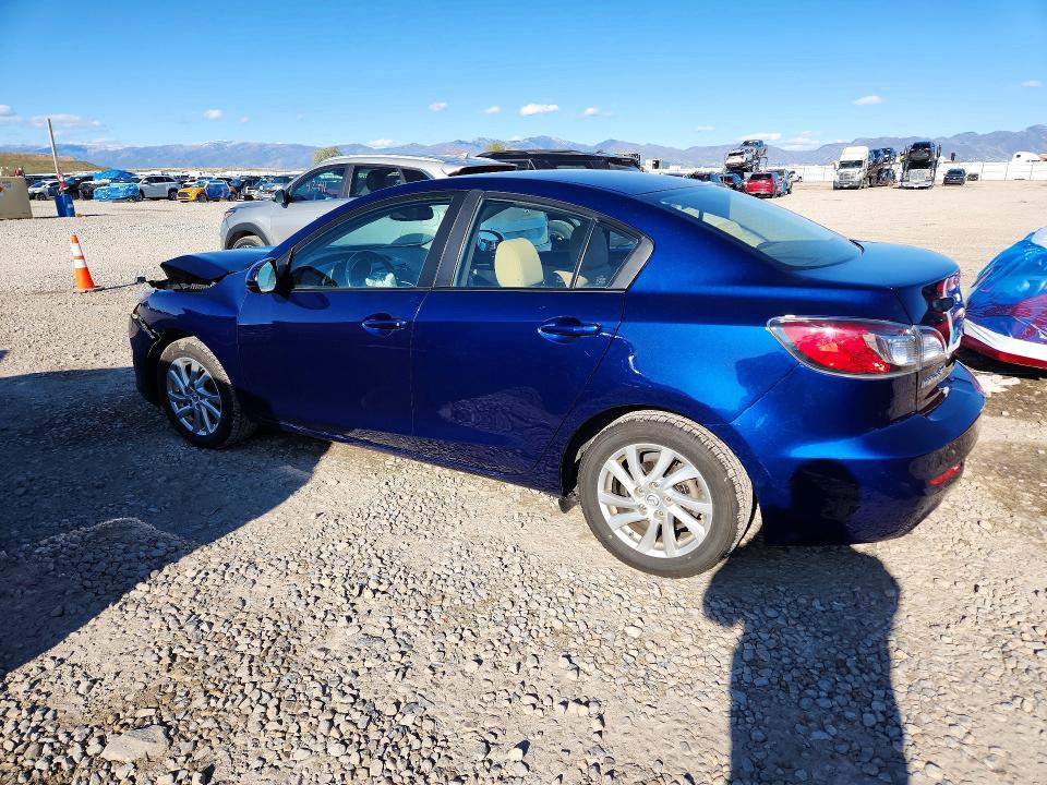 2012 Mazda 3 VIN JM1BL1V79C1645076 COPART salvage auction — FRONT END, Ut - Salvage Certificate, sold $150 on 2026-07-10 (photo 2)