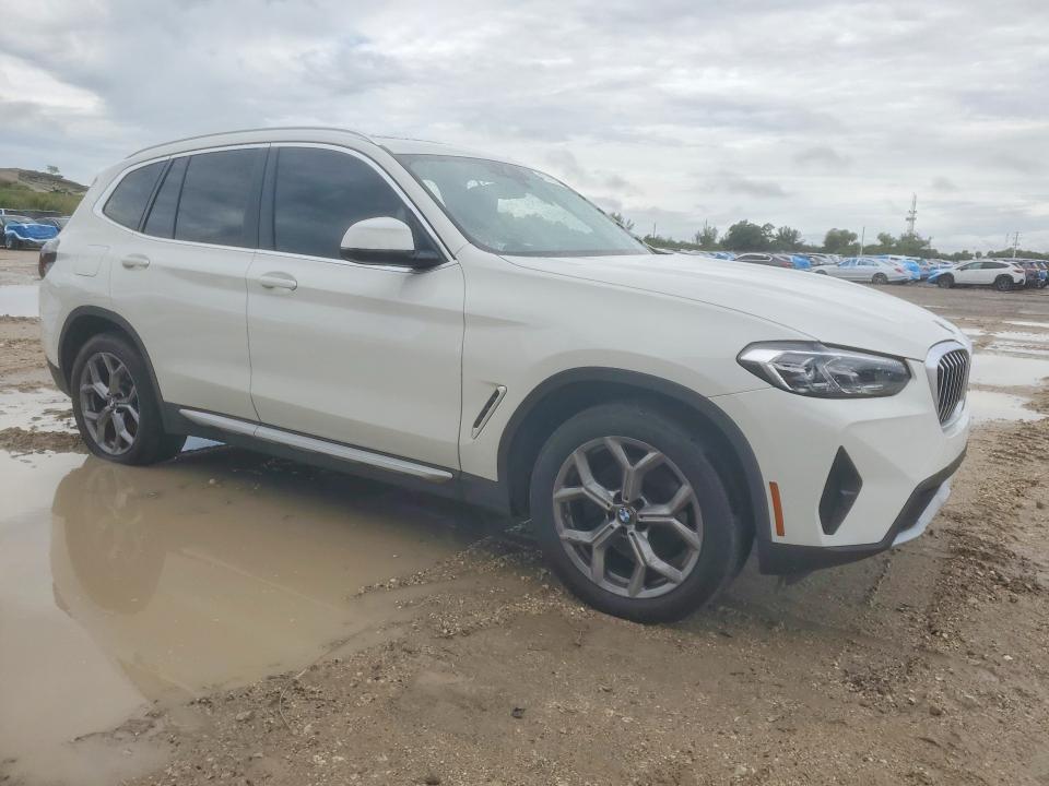 2024 BMW X3 VIN 5UX43DP00R9W78051 COPART salvage auction — SIDE, FL - CERTIFICATE OF DESTRUCTION, sold $14,800 on 2026-07-02 (photo 4)
