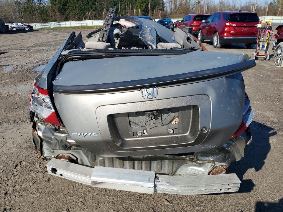 2006 Honda Civic VIN 2HGFG11316H006075 COPART salvage auction — ROLLOVER, Ny - Mv907A-Parts Only, sold $225 on 2026-07-20 (photo 6)