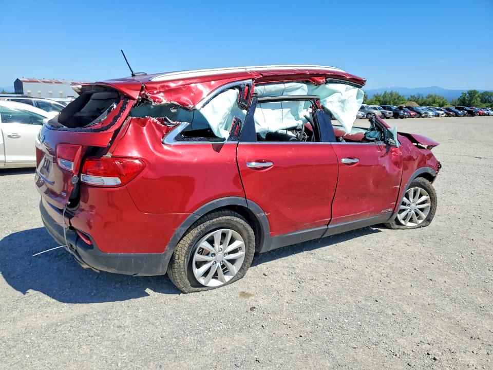2017 Kia Sorento VIN 5XYPGDA54HG199717 COPART salvage auction — ROLLOVER, Ca - Non-Repairable Vehicle Cert, sold $125 on 2026-07-31 (photo 3)