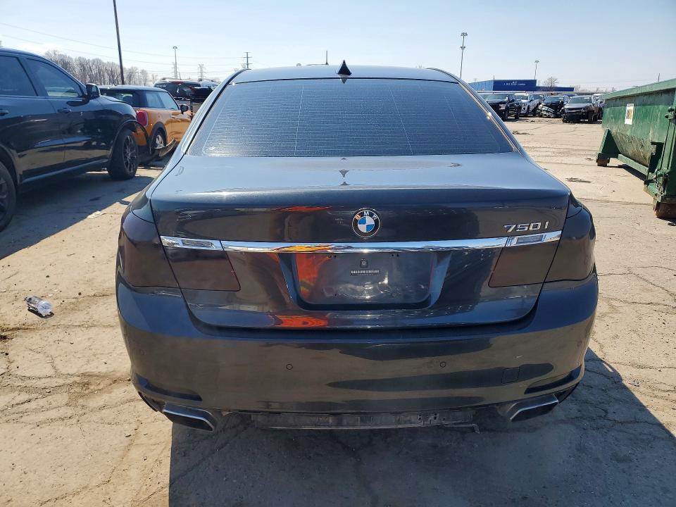 2011 BMW 7er VIN WBAKC6C5XBC395118 COPART salvage auction — FRONT END, Mi - Certificate Of Title, sold $550 on 2026-07-24 (photo 6)