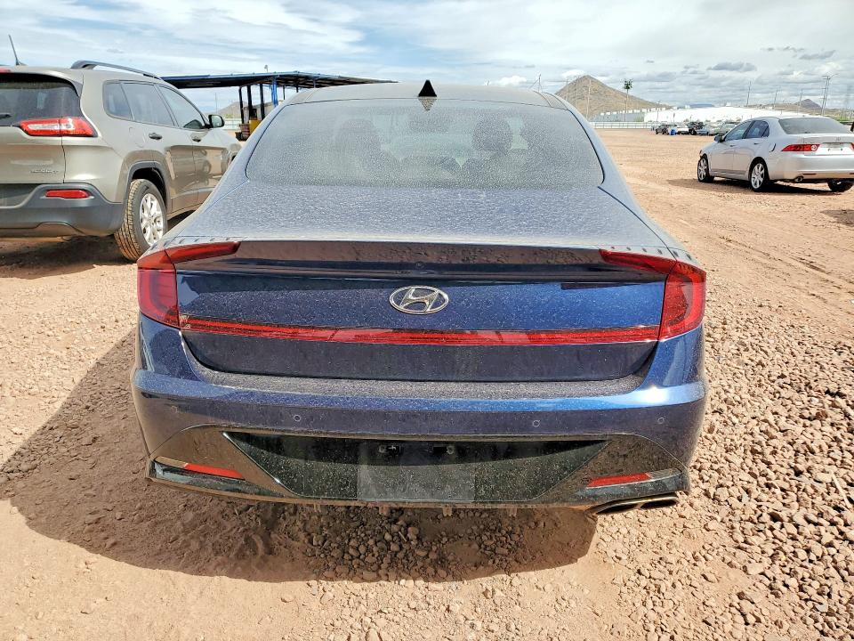 2020 Hyundai Sonata VIN 5NPEH4J26LH045652 COPART salvage auction — FRONT END, Id - Salvage Certificate Of Title, sold $3,950 on 2026-07-09 (photo 6)