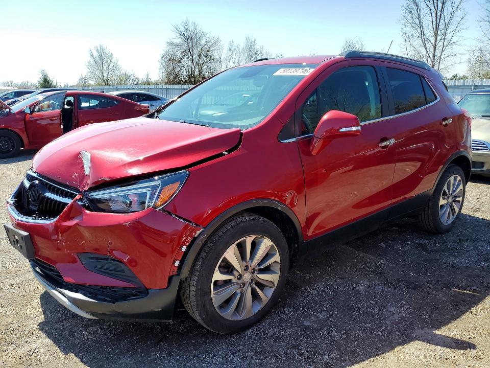 2019 Buick Encore VIN KL4CJASB1KB884269 COPART salvage auction — FRONT END, Salvage Title, sold $150 on 2026-07-28 (photo 1)