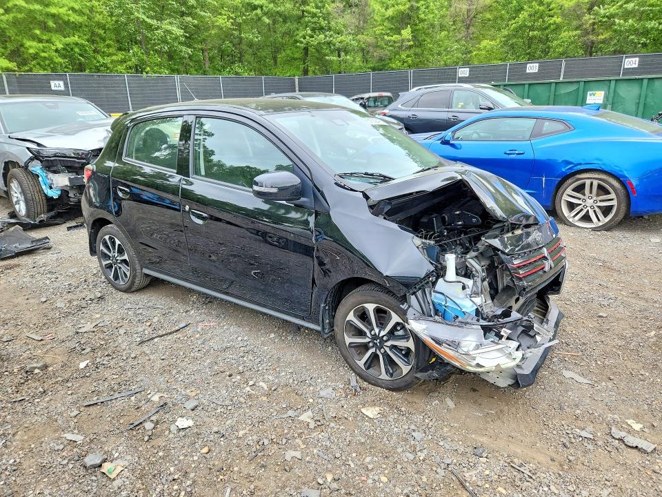 2024 Mitsubishi Mirage VIN ML32AWHJ6RH030269 COPART salvage auction — FRONT END, Id - Salvage Certificate Of Title, sold $2,000 on 2026-07-10 (photo 4)