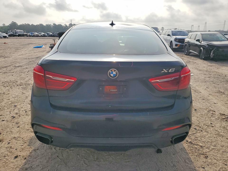 2016 BMW X6 VIN 5UXKU6C57G0R33829 COPART salvage auction — FRONT END, Tx - Salvage Vehicle Title, sold $5,300 on 2026-07-24 (photo 6)
