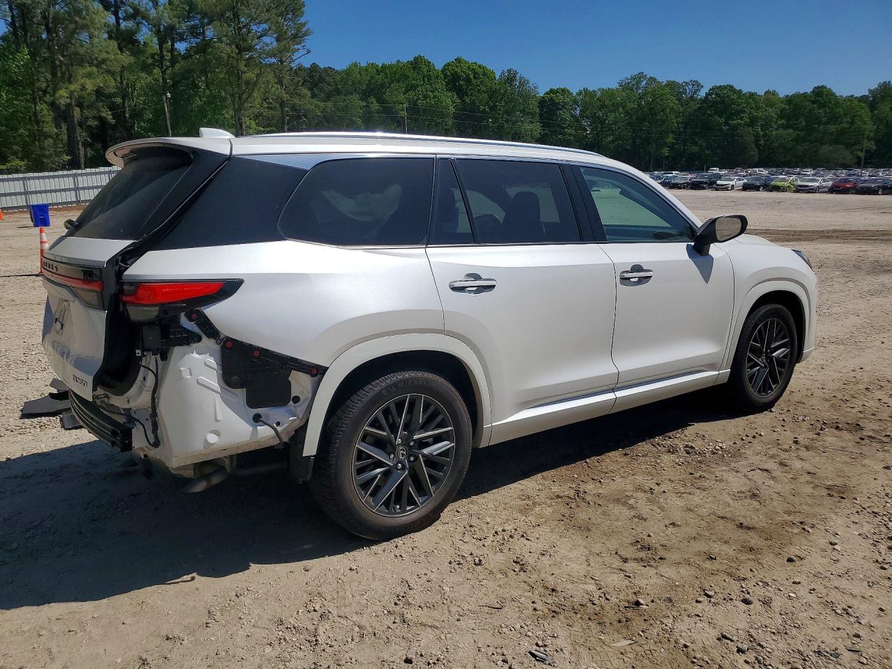 2024 Lexus TX 350 VIN 5TDAAAA64RS007067 COPART salvage auction — Rear End, NC - SALVAGE CERTIFICATE OF TITLE, sold $30,250 on 2026-07-06 (photo 3)