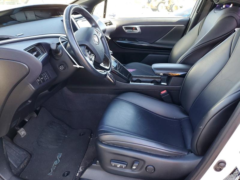 2016 Toyota Mirai VIN JTDBVRBD6GA000734 COPART salvage auction — FRONT END, Ca - Salvage Certificate, sold $225 on 2026-07-06 (photo 7)