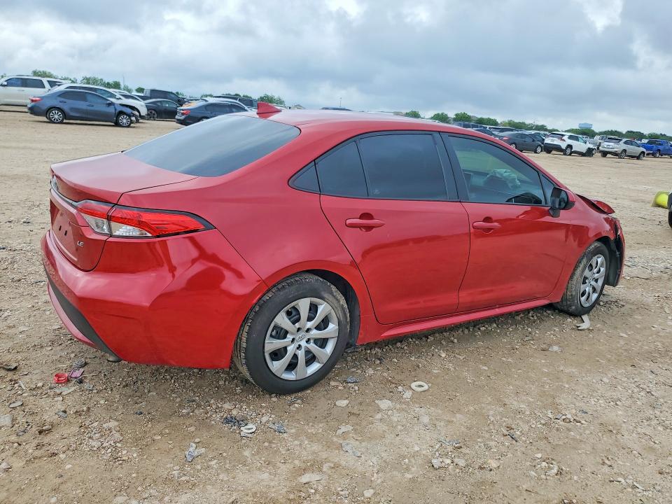 2020 Toyota Corolla VIN 5YFEPRAE8LP092212 COPART salvage auction — FRONT END, Tx - Salvage Vehicle Title, sold $2,950 on 2026-07-30 (photo 3)